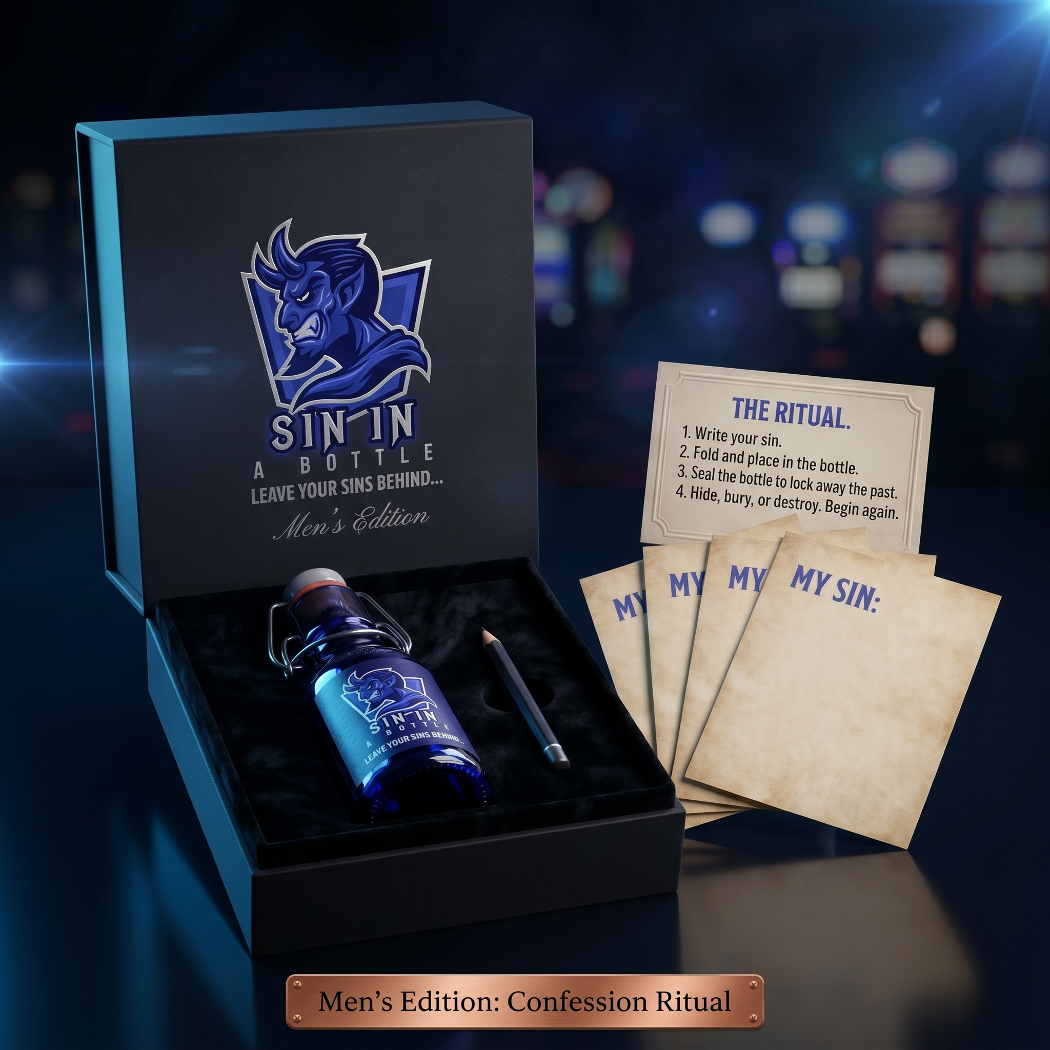 Sin in a Bottle Men's Edition Luxury Boxed Kit