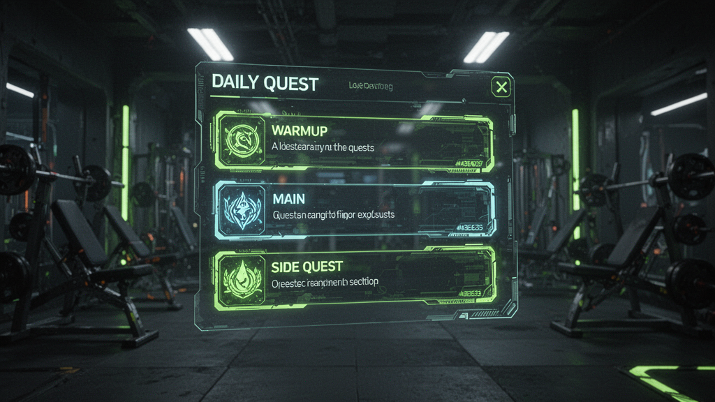 Daily Workout Quest: Unlock Your Perfect Training Day with Gamified Fitness Log
