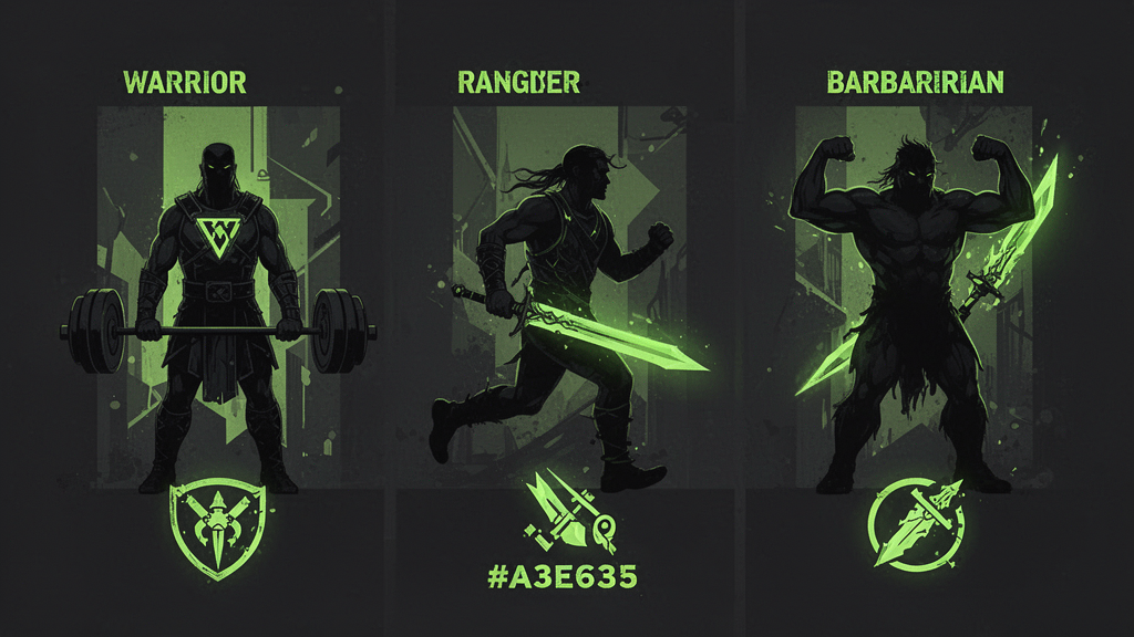 Character Class Fitness: Strength vs Endurance vs Hypertrophy – Discover Your RPG Workout Archetype