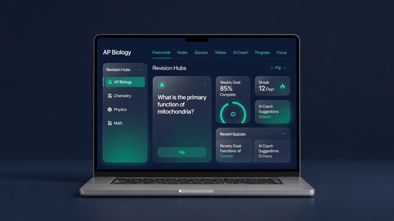 Revio web study dashboard preview