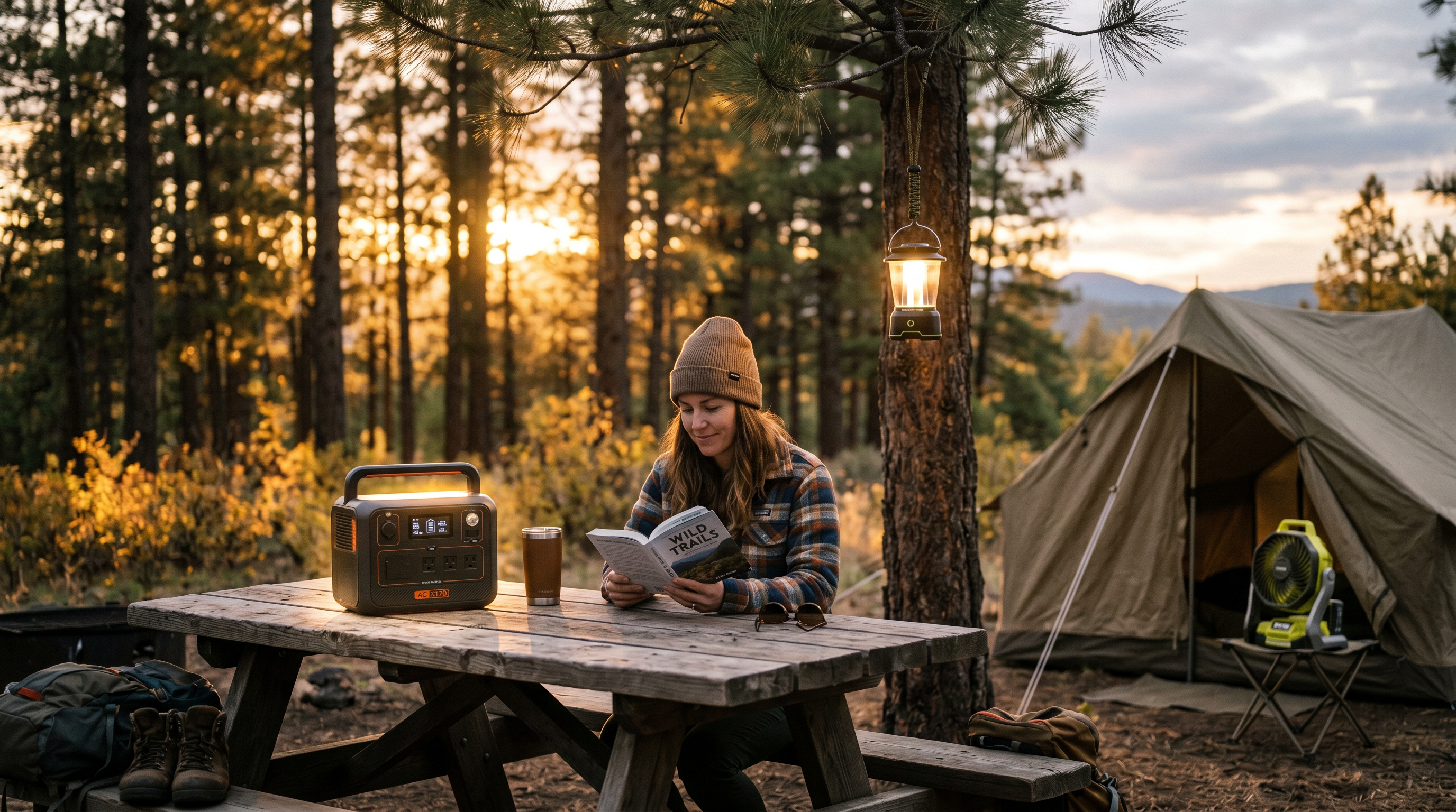 Camping Power Guide: Calculate Wattage Needs, Real Runtimes & Best Rechargeable Gear to Ditch Batteries