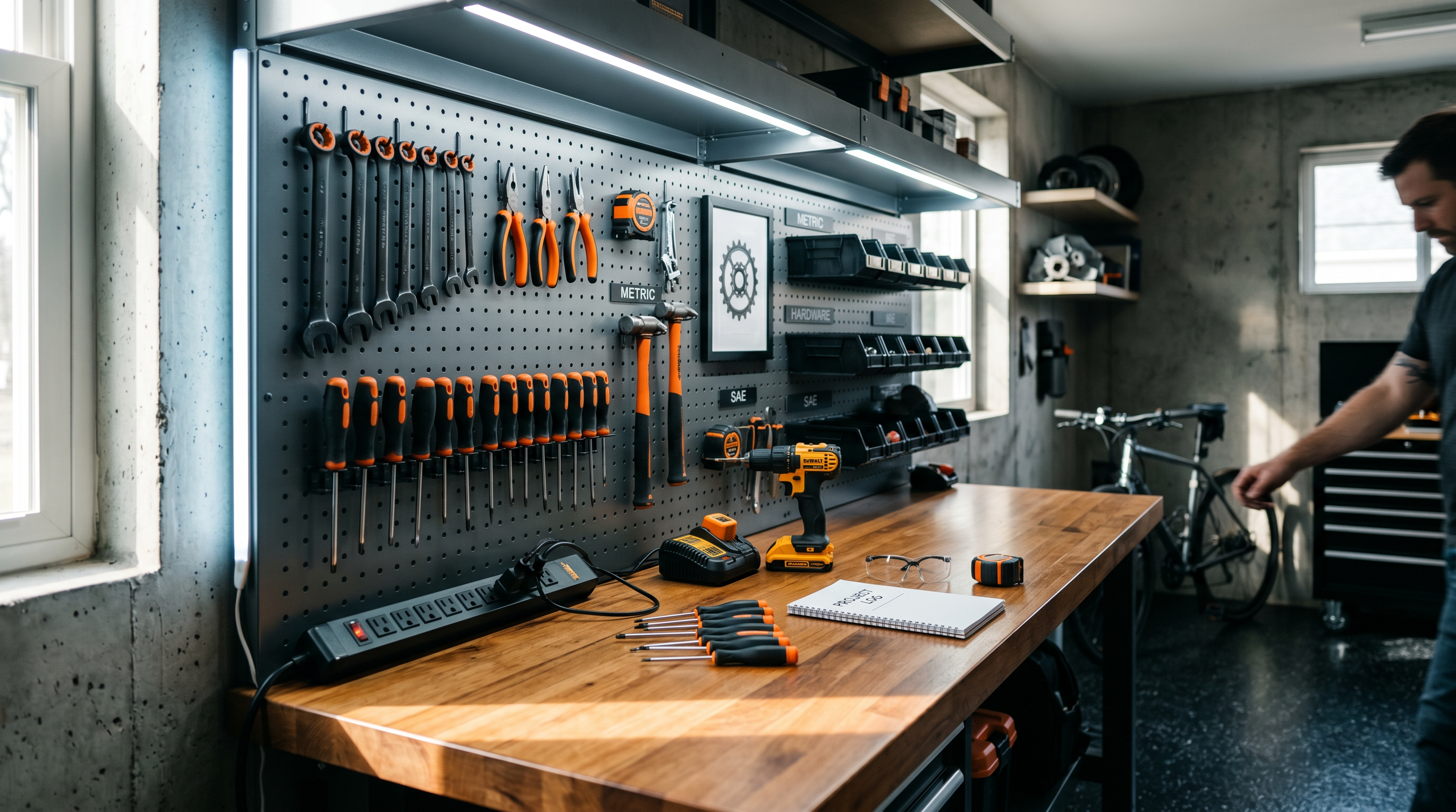 Garage Workshop Setup: Power Layout, Tool Organization, and Essential DIY Guide