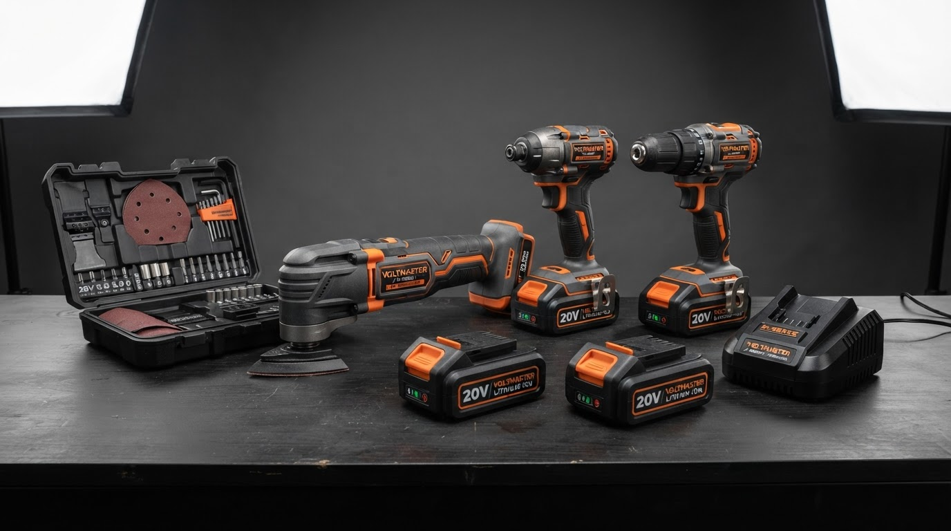 Best Cordless Multi-Tool Set: Rechargeable Lithium Brushless Kit on Sale for $119.99 (4.7 Stars)