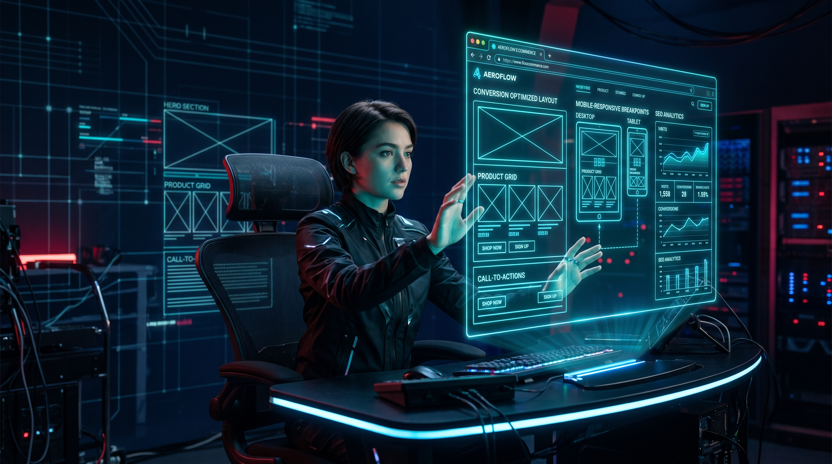 High-performance AI-powered web design services for businesses across the East Coast