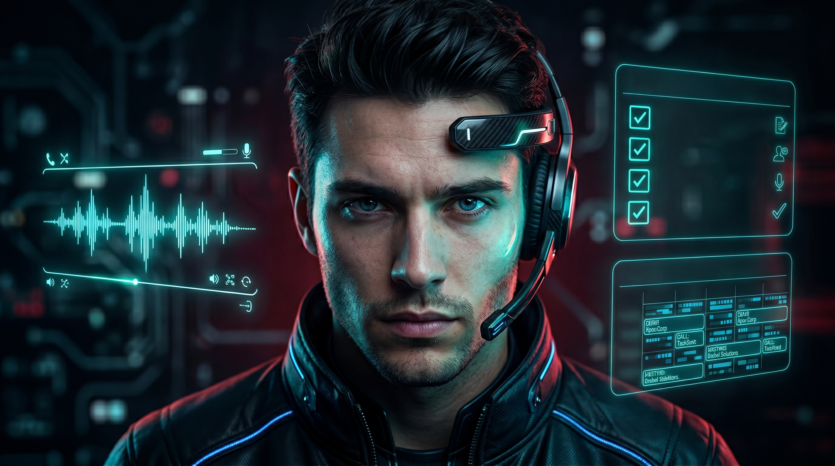 Professional AI voice agent system handling inbound calls for a local service-based business