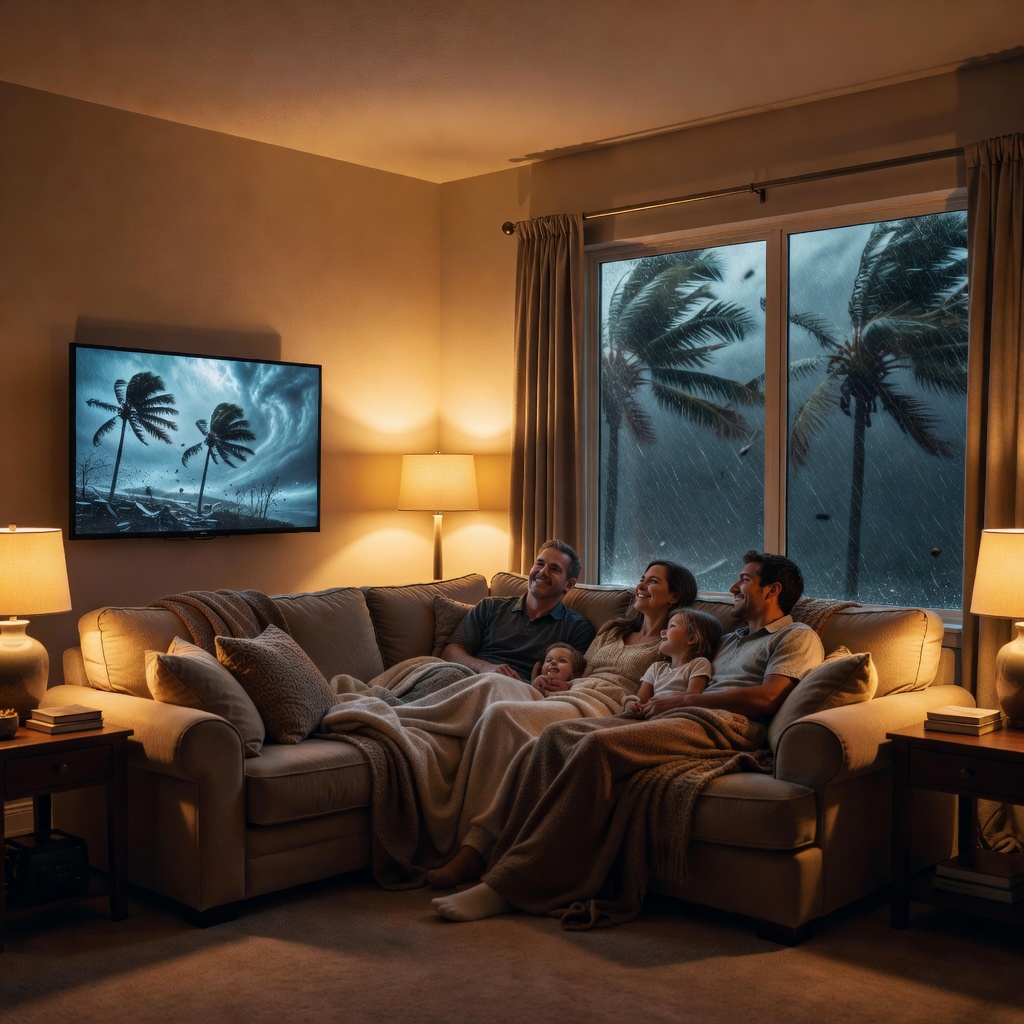 Florida family with full power during hurricane season