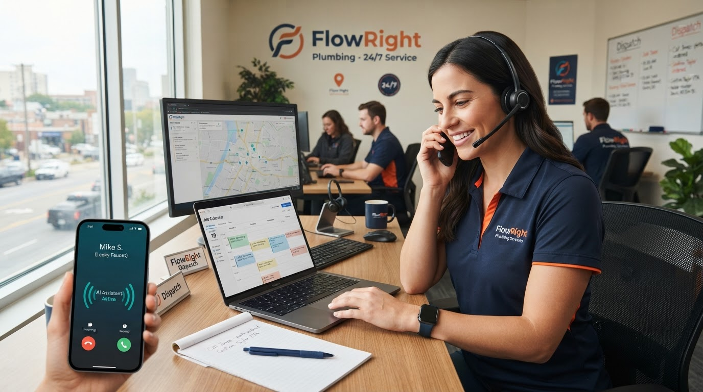 How to Never Miss a Plumbing Lead Again: The AI Answering System That Books Jobs While You Work