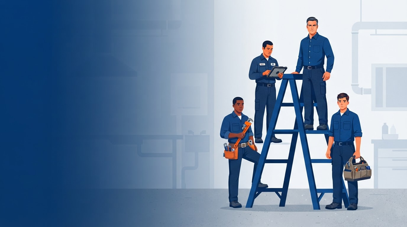 How to Retain Plumbing Technicians: The Journeyman Retention Ladder