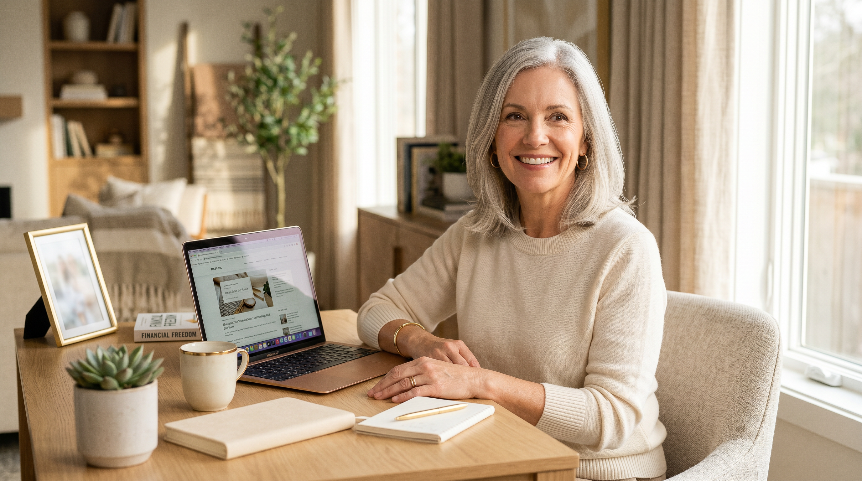 Financial Freedom for Women Over 40: Start Your Digital Side Hustle with Zero Tech Skills Needed