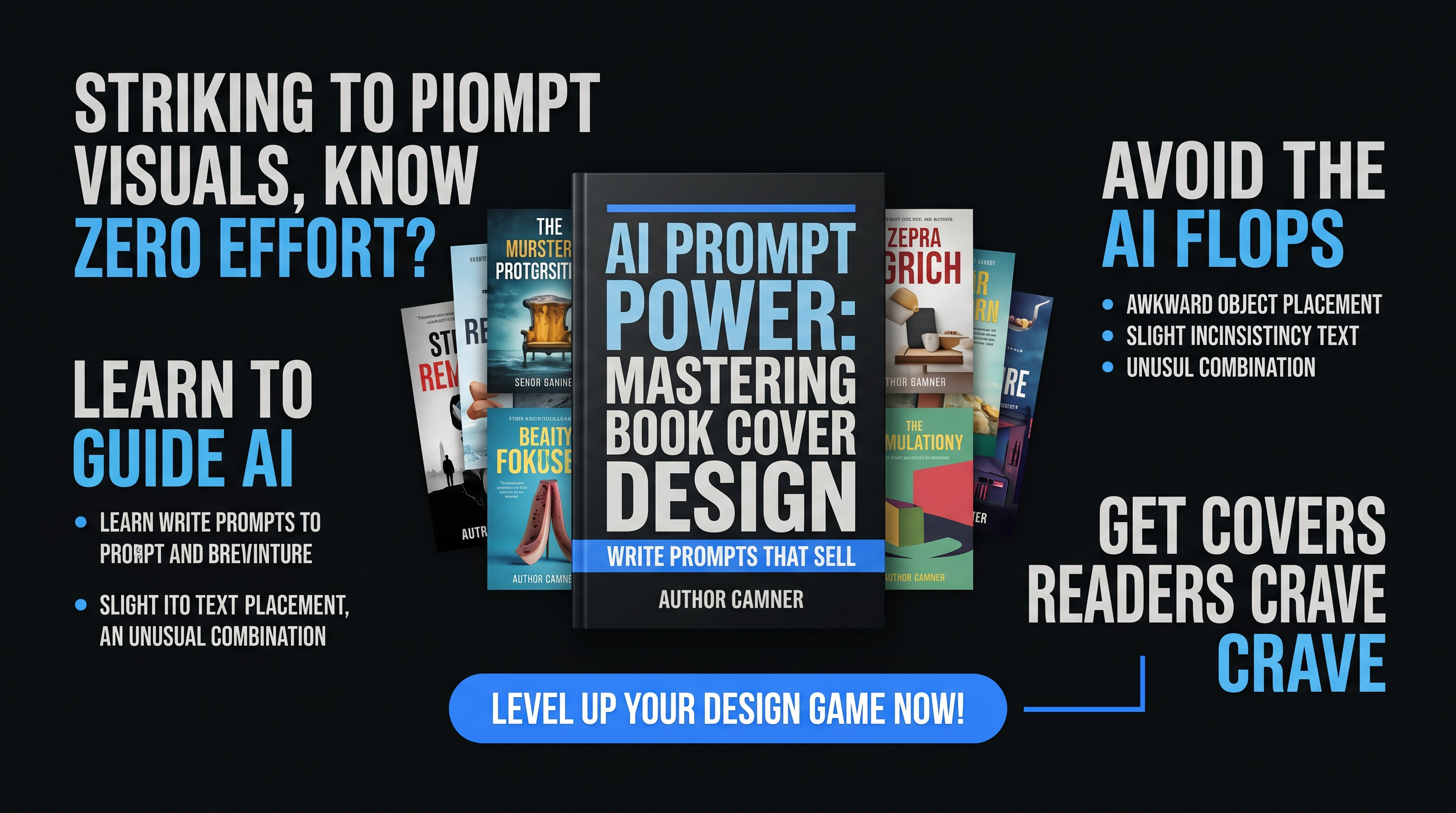 Fix AI eCover Fails: Warp Text, Clutter, Badges & More with ChatGPT Prompts