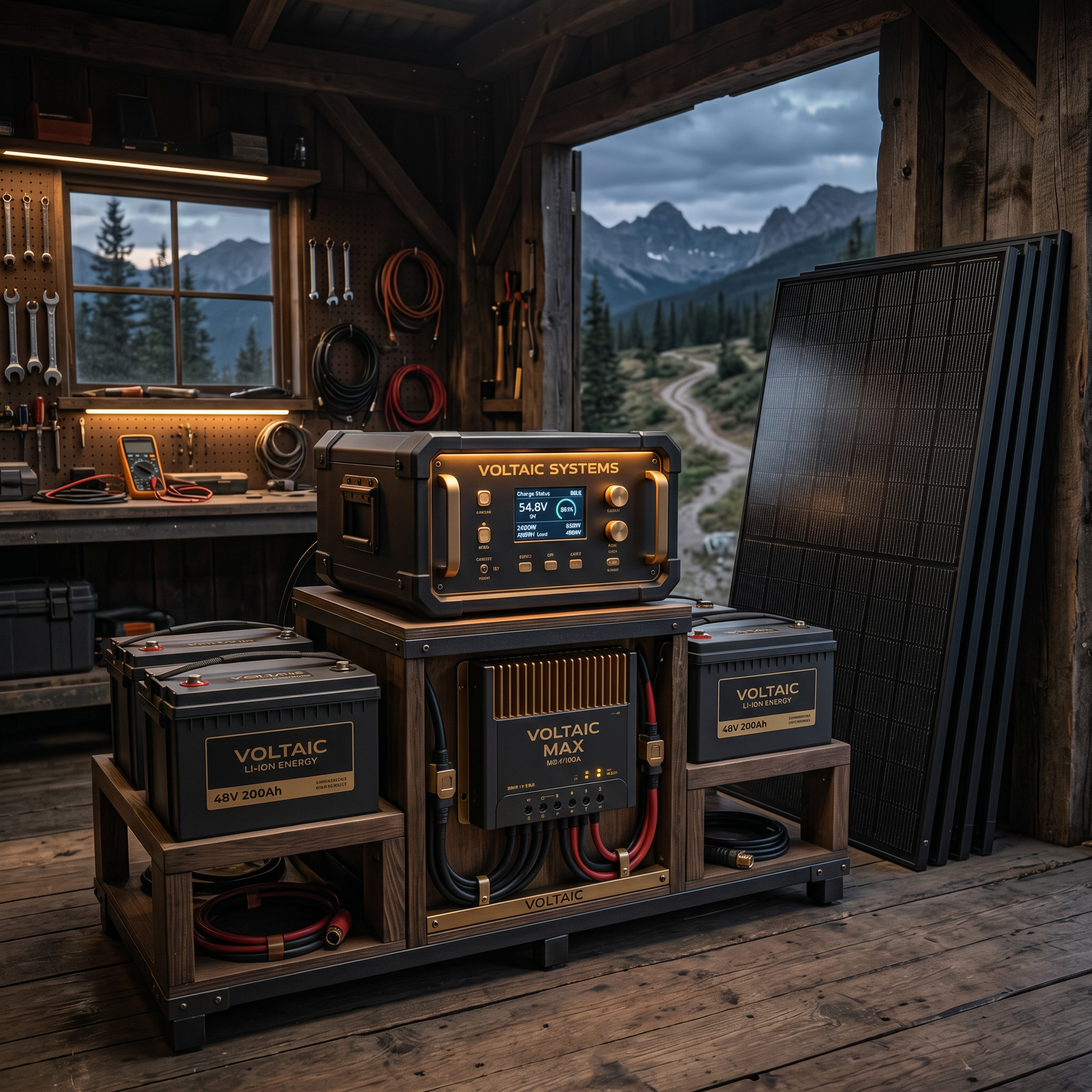 Off-grid solar equipment