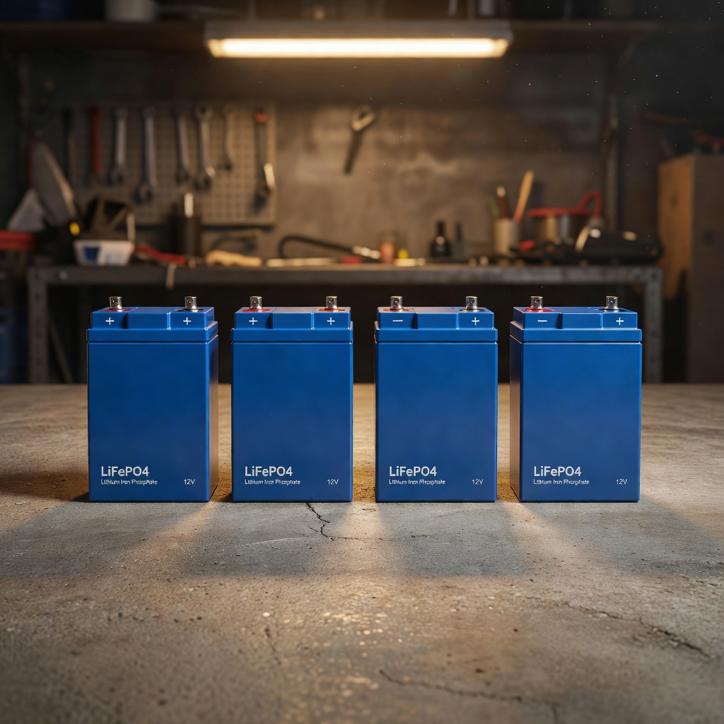 HQST LiFePO4 100Ah Battery (4-Pack)