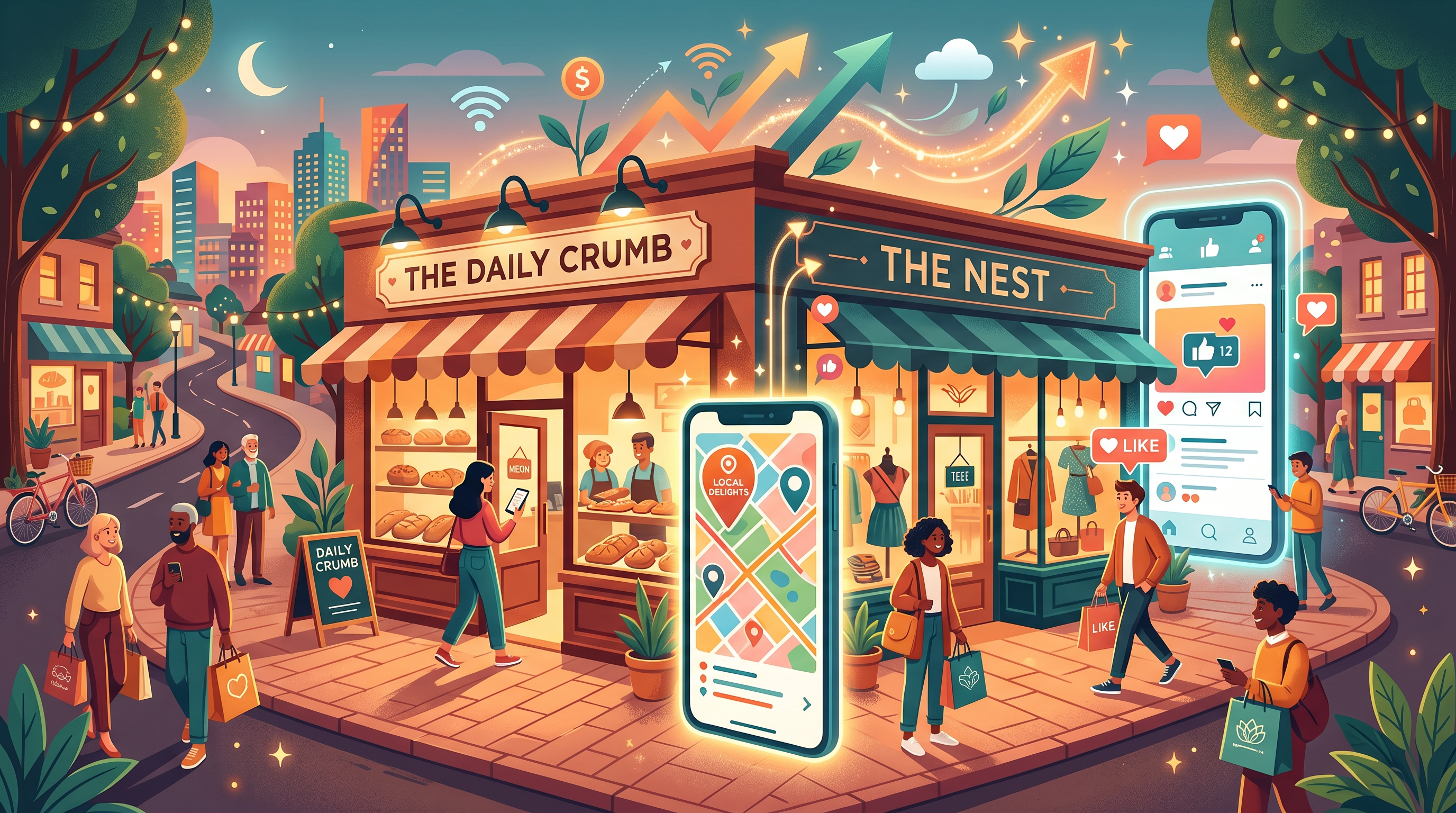 Local storefront growing and driving local digital views