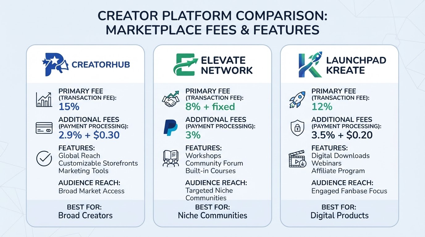 Gumroad vs Payhip vs Substack: 2024 Fee Comparison & Profit Guide for Digital Creators