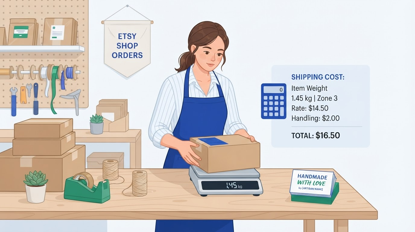 Etsy Shipping Strategy: How Free Shipping Over $35 Really Impacts Profits (And Pricing Formulas That Win)