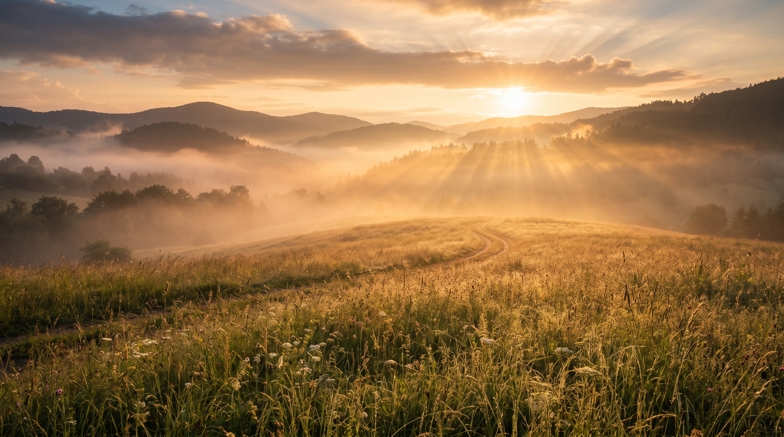 Peaceful spiritual background