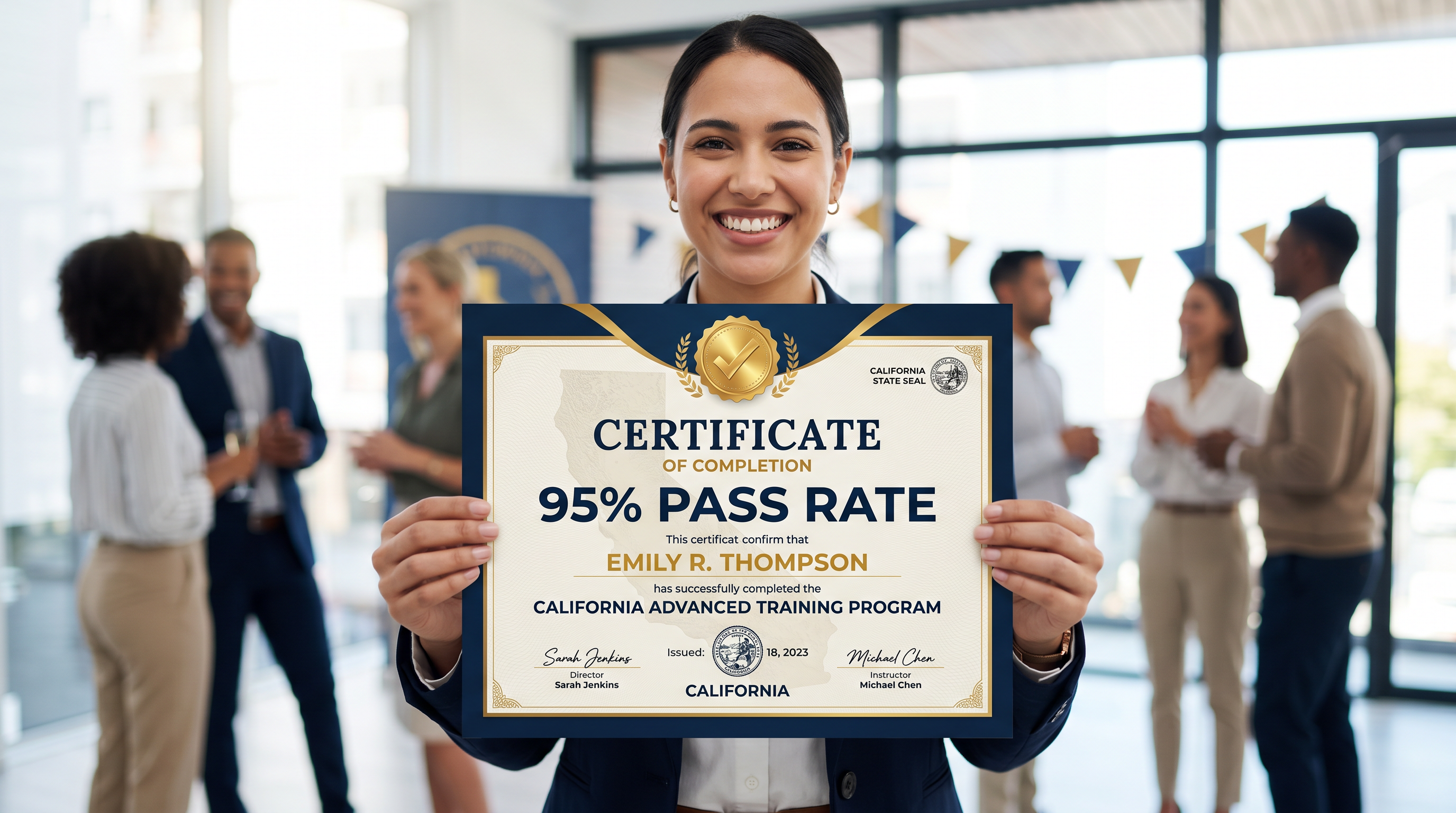 Instant California Notary Certificate: Same-Day Completion & 95% First-Try Pass Rate – No More Waiting!