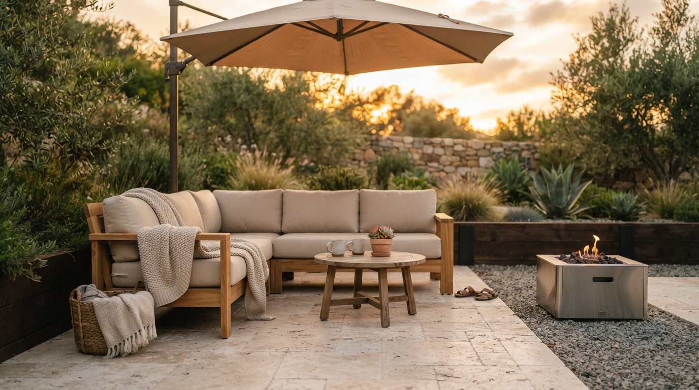 Plan a Patio You'll Actually Use: Year-Round Furniture, Shade, Grills & Fire Pit Essentials