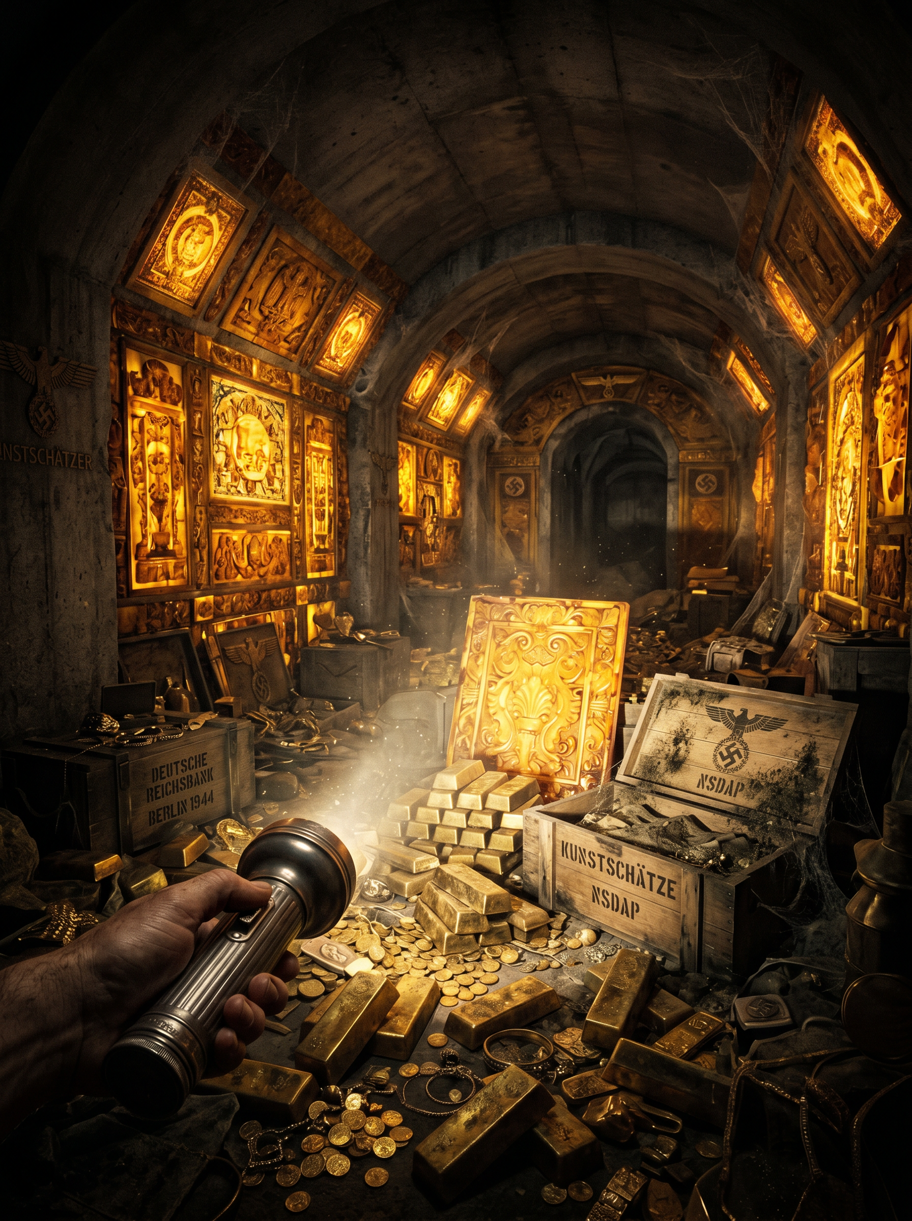 Cinematic discovery of the Amber Room