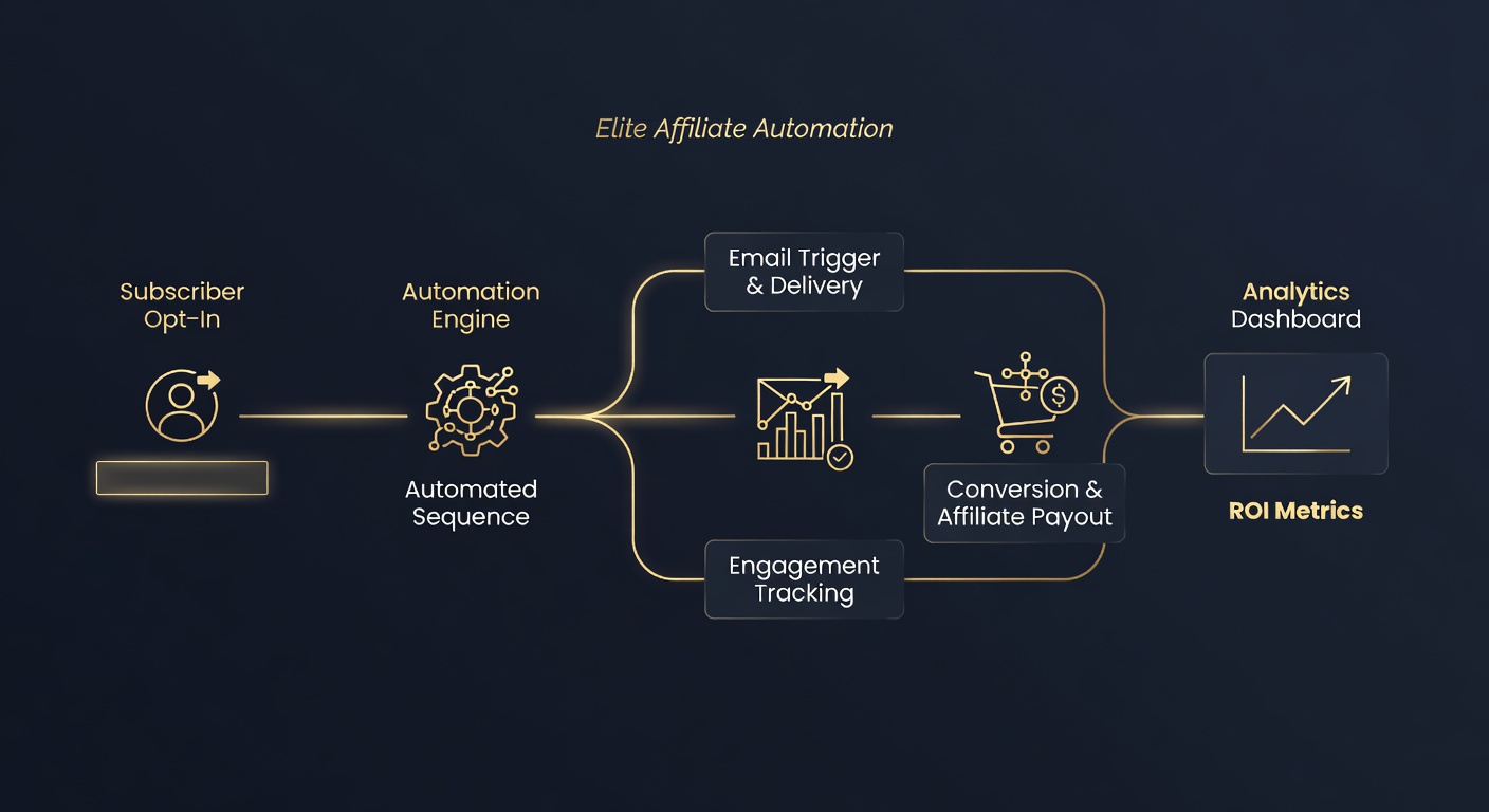 AI automation workflow for affiliate email sequences