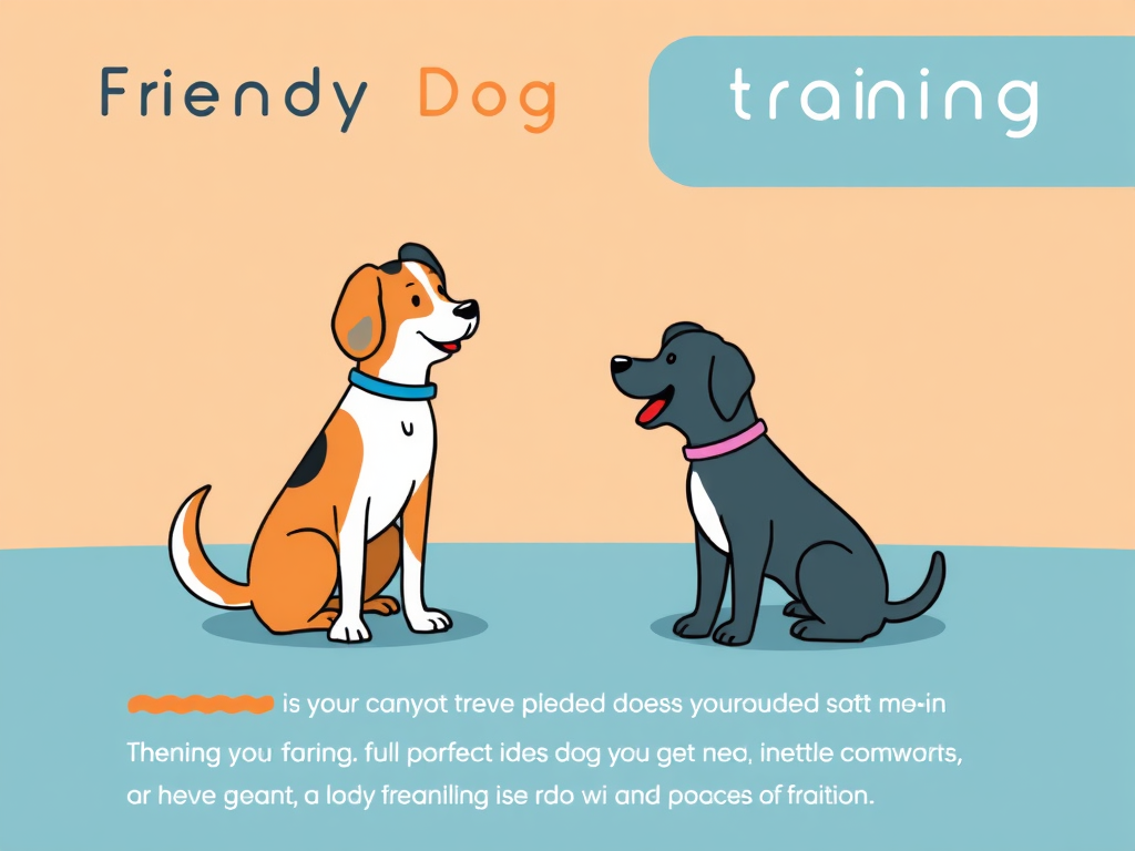 Positive dog training techniques illustration