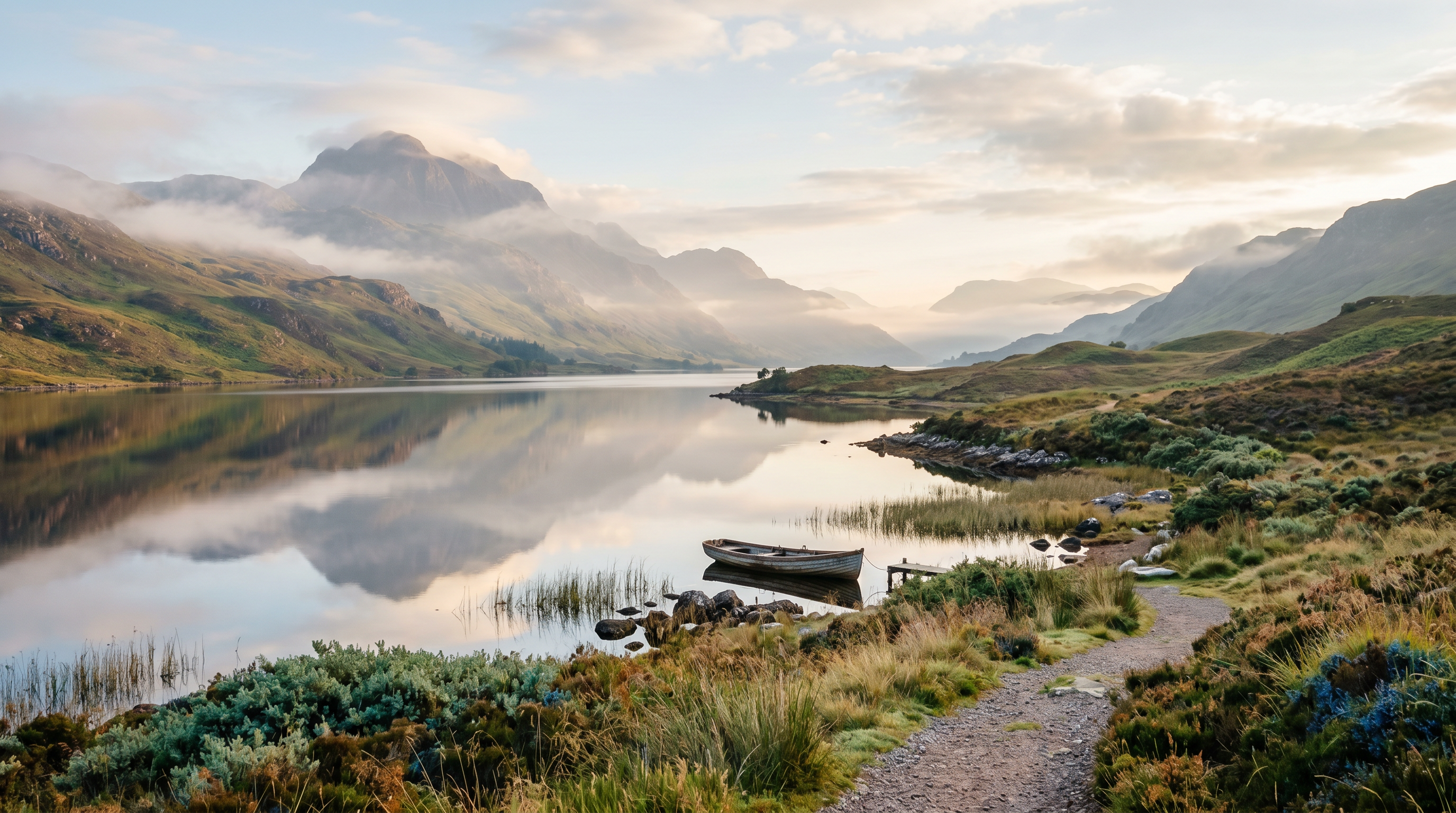 Peaceful Highland Landscape