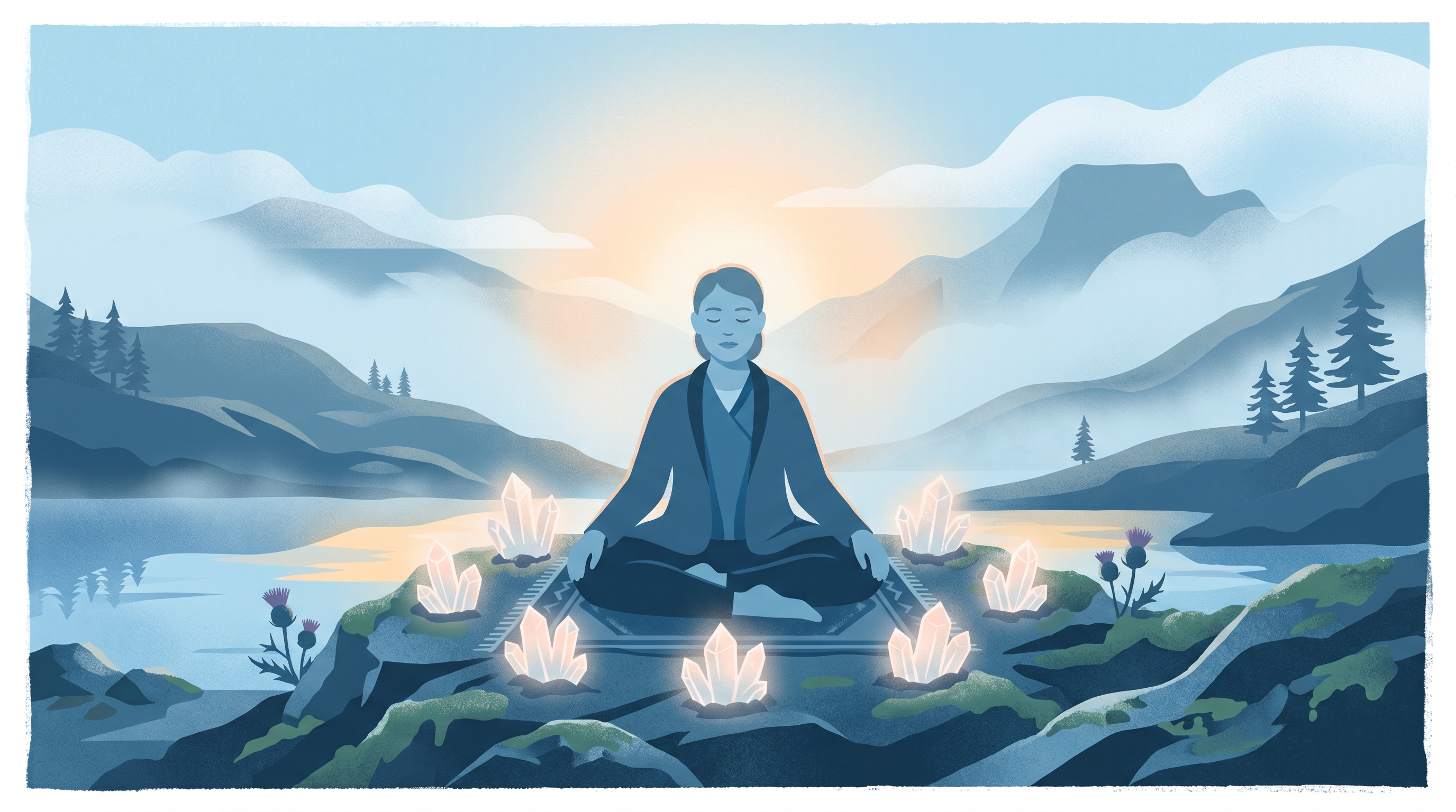 Calm Mind Reset: Guided Meditation and Journal for Deep Relaxation and Anxiety Relief
