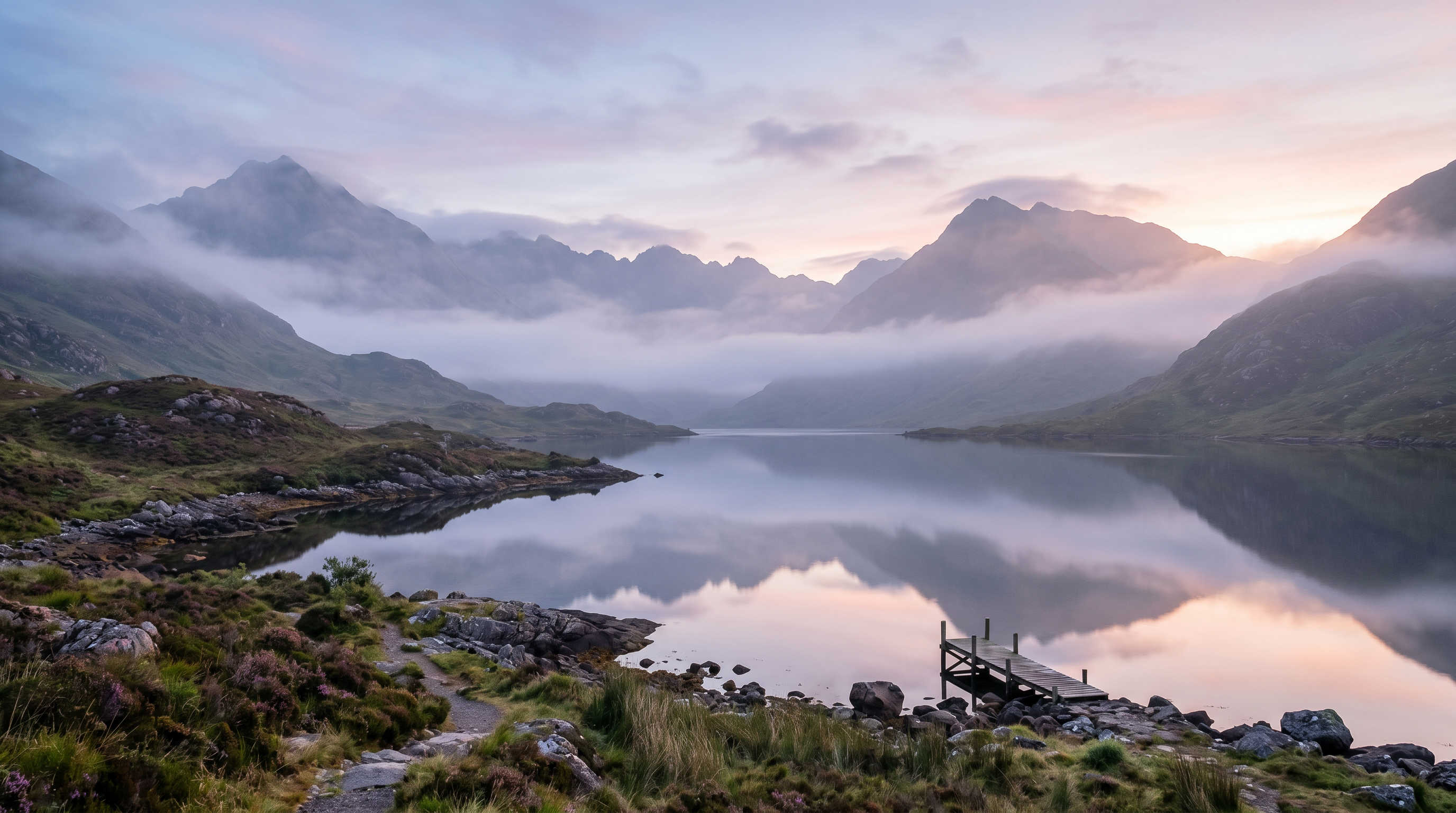 Scottish Highlands Landscape