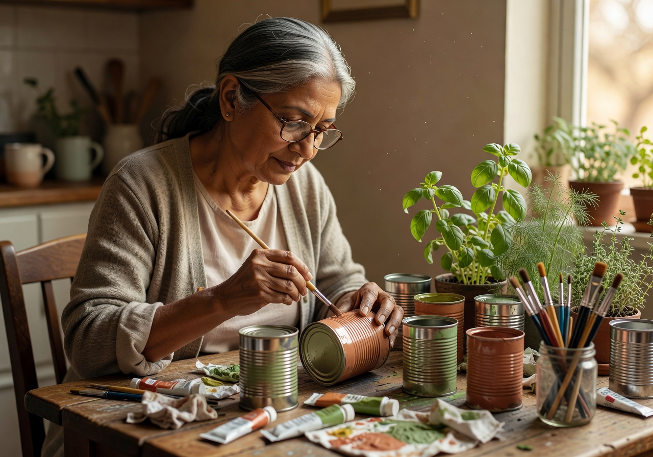 Photo of Tin Can Planters