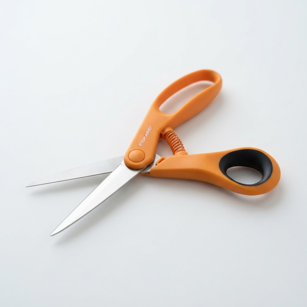 Fiskars Easy Action Scissors - Spring-Assist, No Hand Fatigue