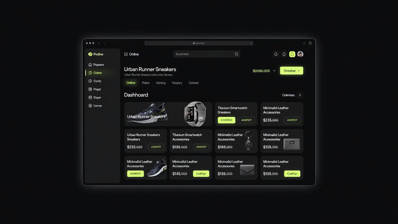 AI-built online store preview