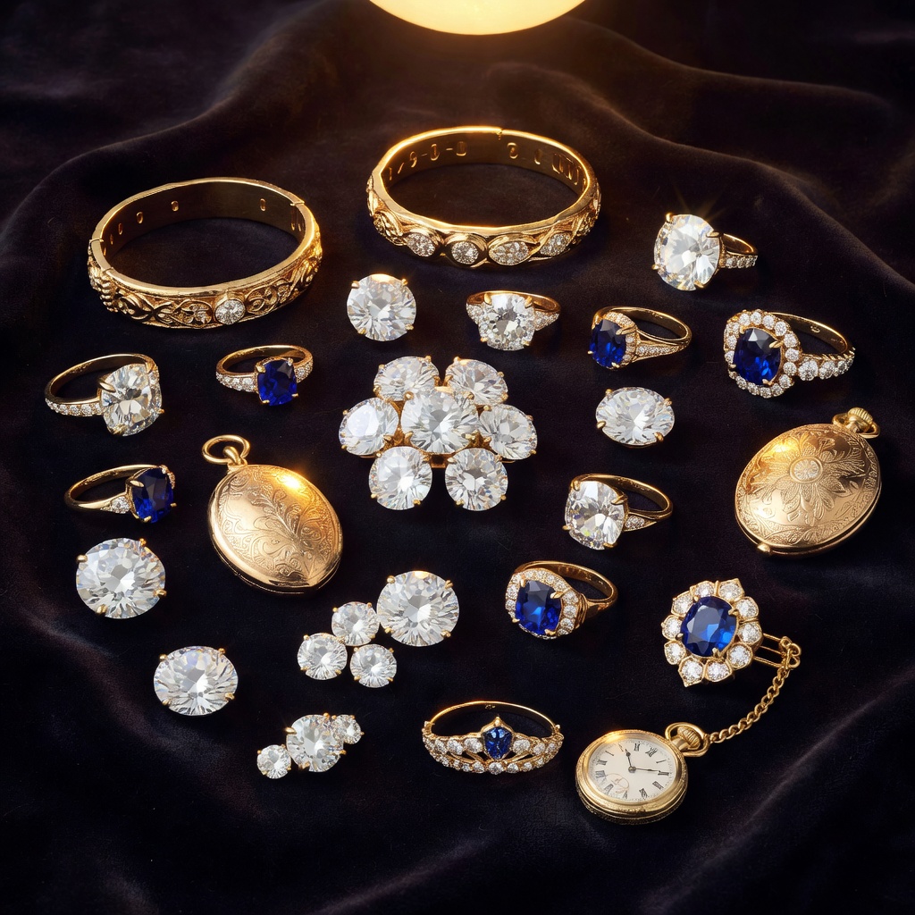 Capital — Diamond Jewelry Collection Dark Velvet