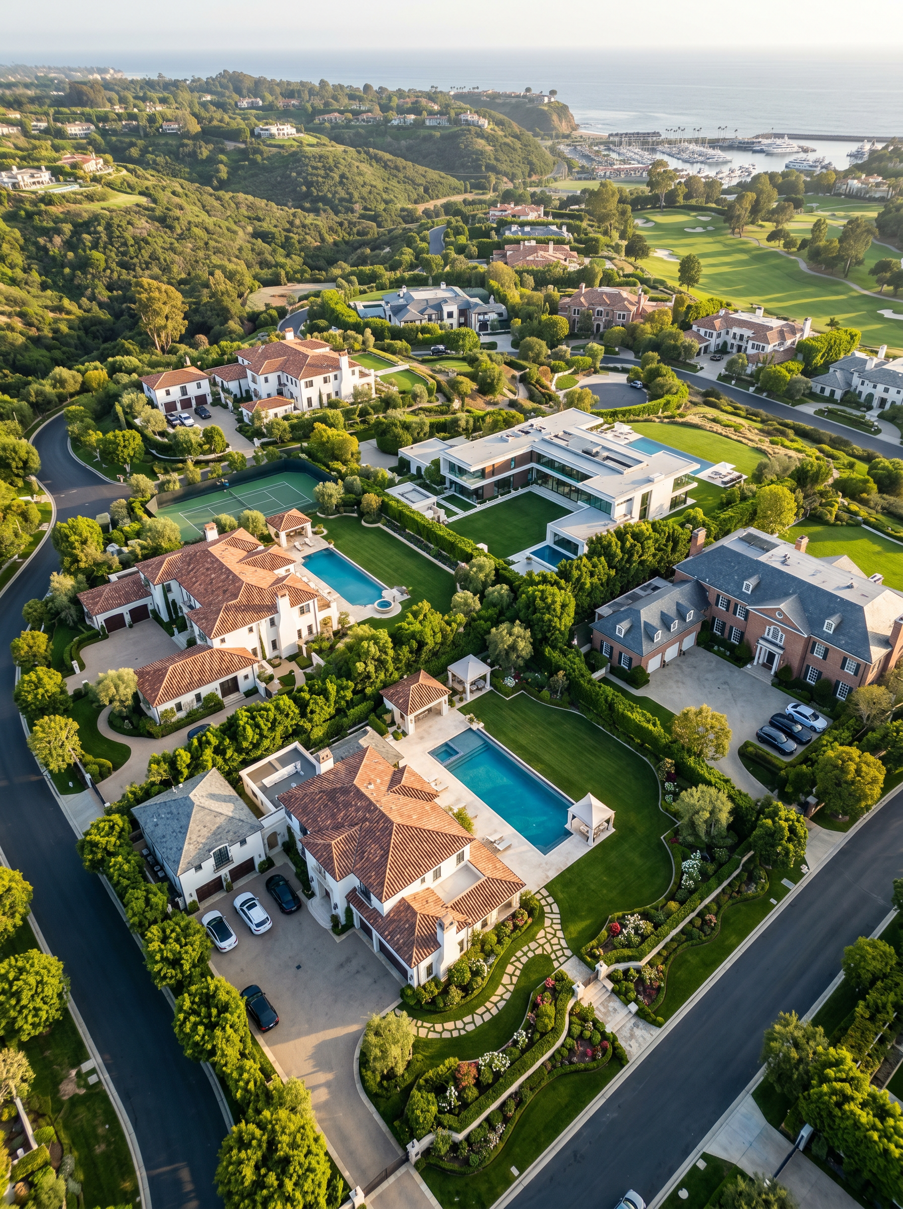 Capital — Luxury Real Estate Aerial View