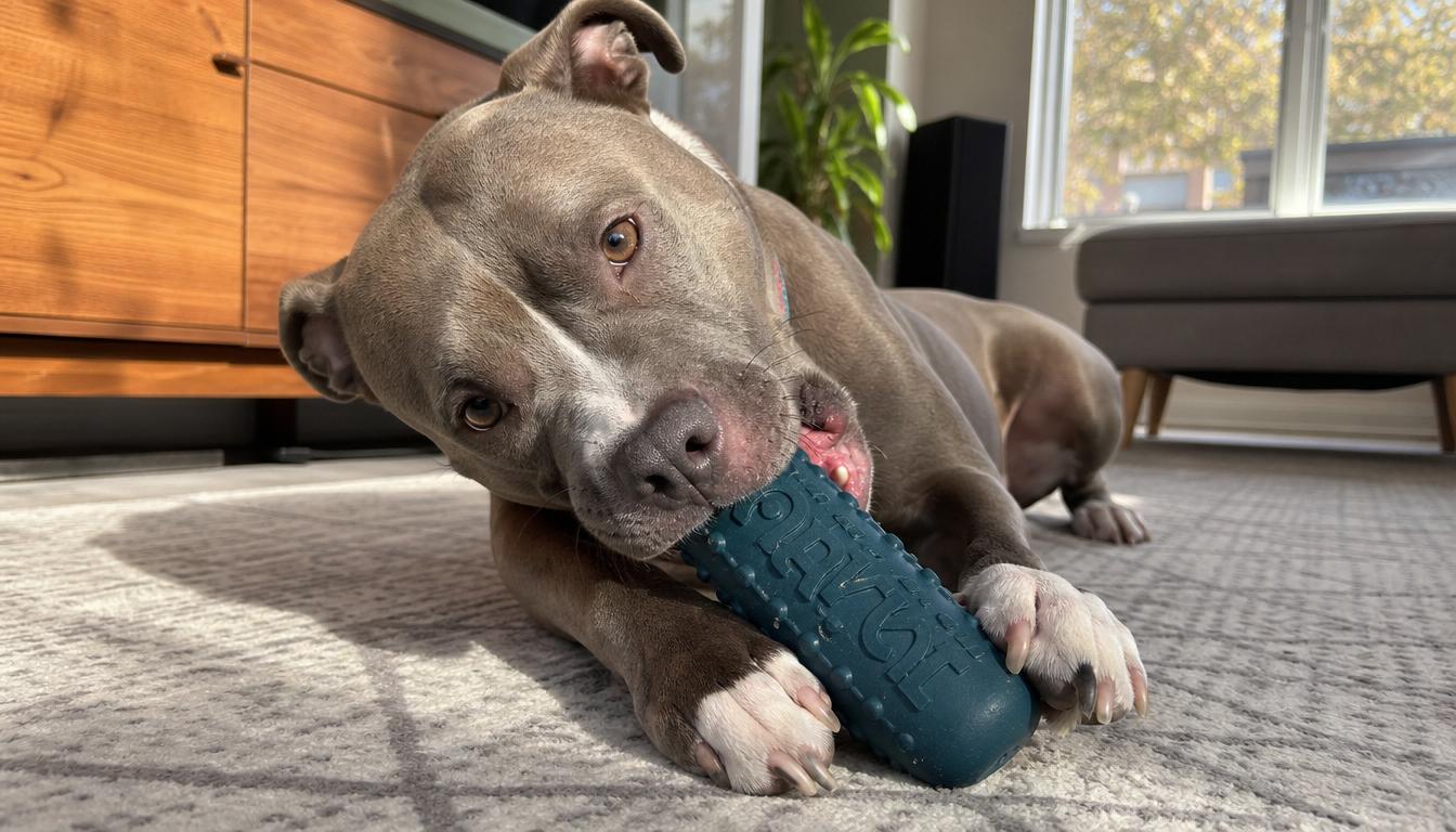 Aggressive Chewer Dog Toys: Indestructible Materials Guide – Natural Rubber & Zogoflex That Survive Pitbulls