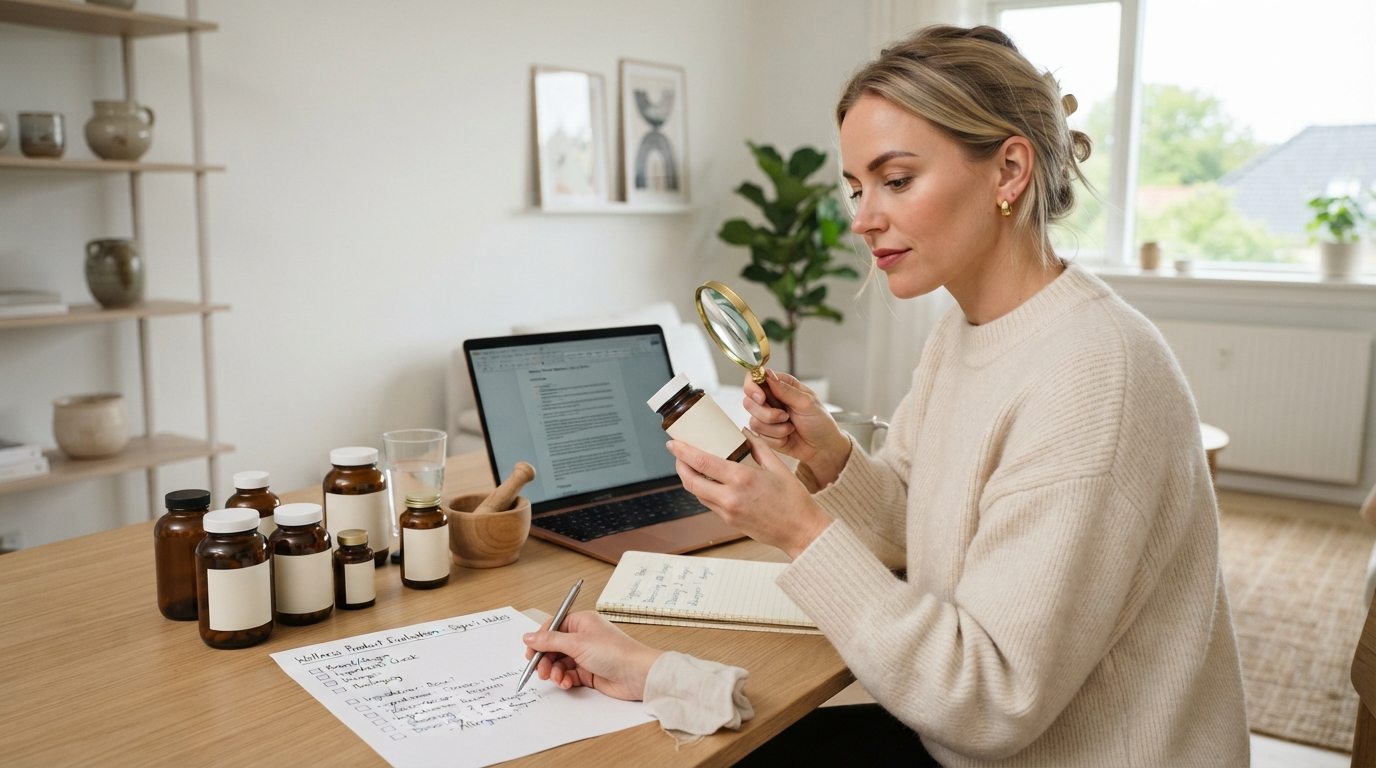 Sådan Vælger Du Wellness-Produkter og Kosttilskud Uden Hype: Din Evidensbaserede Forbruger-Guide