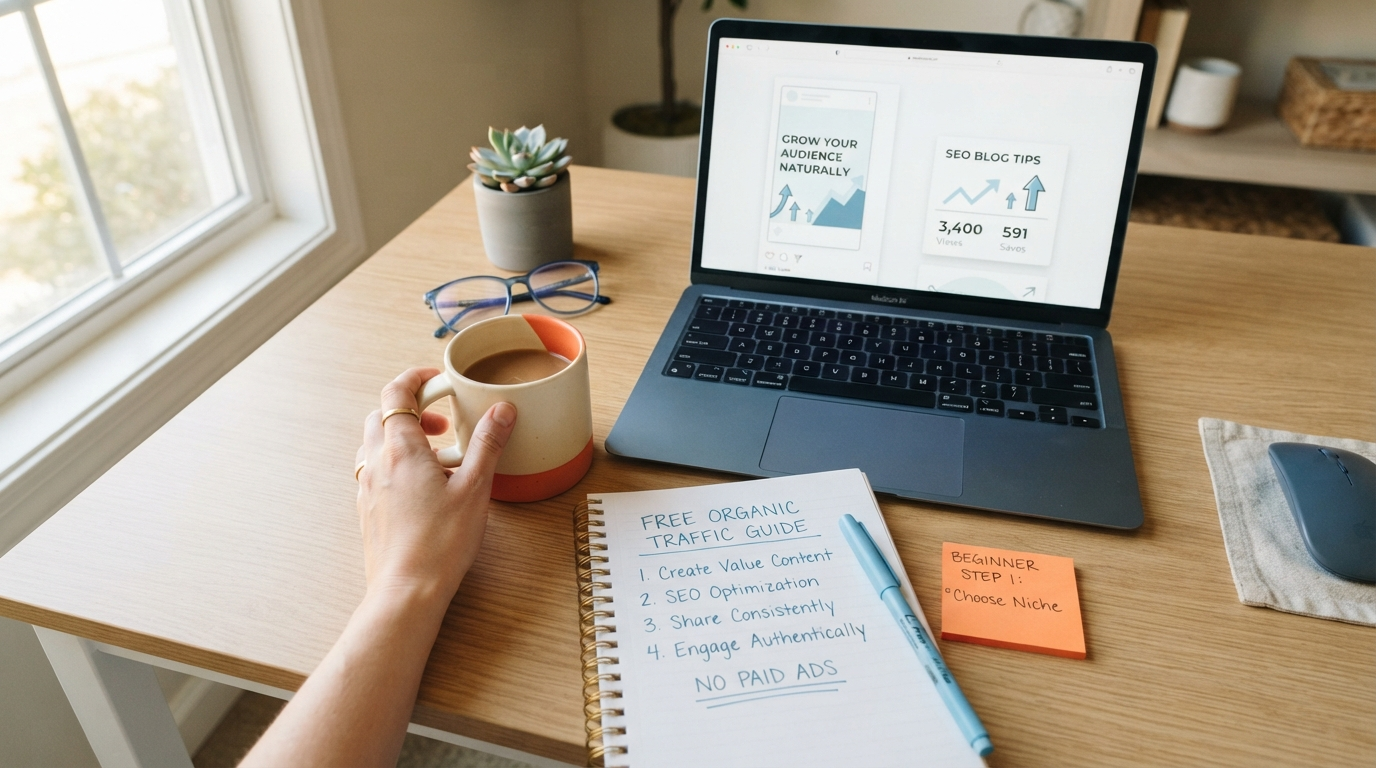 How to Get Free Traffic for Affiliate Marketing Beginners: 5 Proven Organic Methods