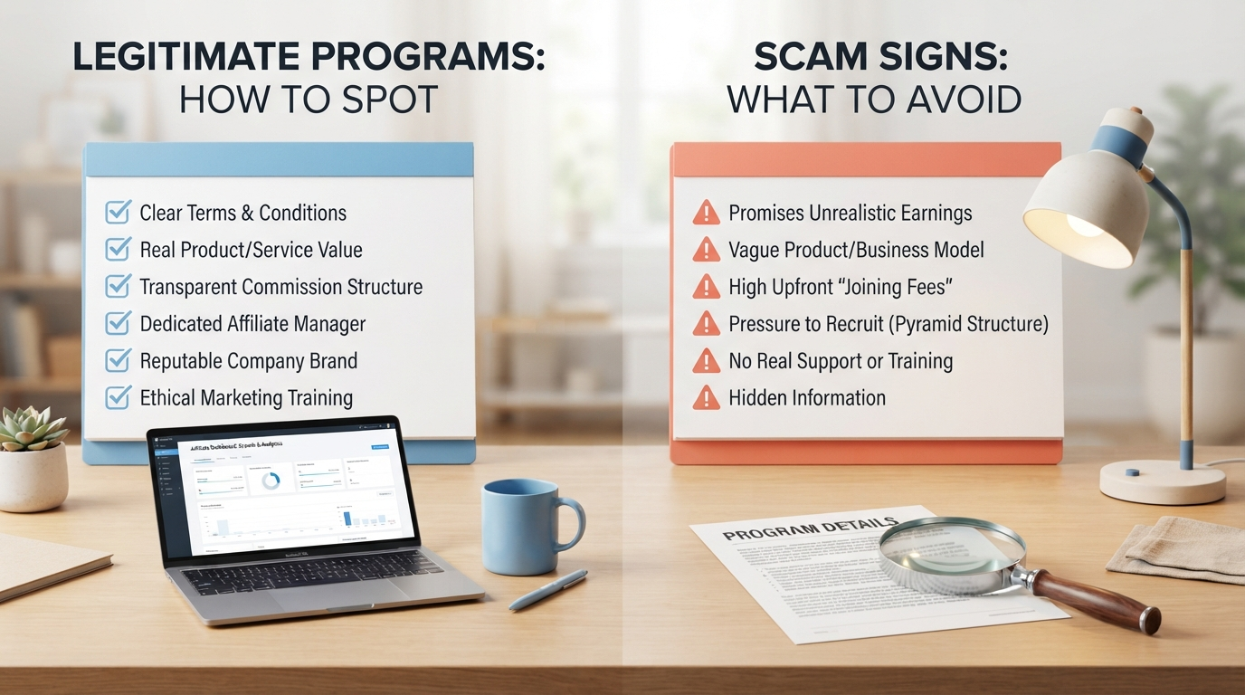 Is Affiliate Marketing Legit for Beginners? How to Spot Scams and Red Flags