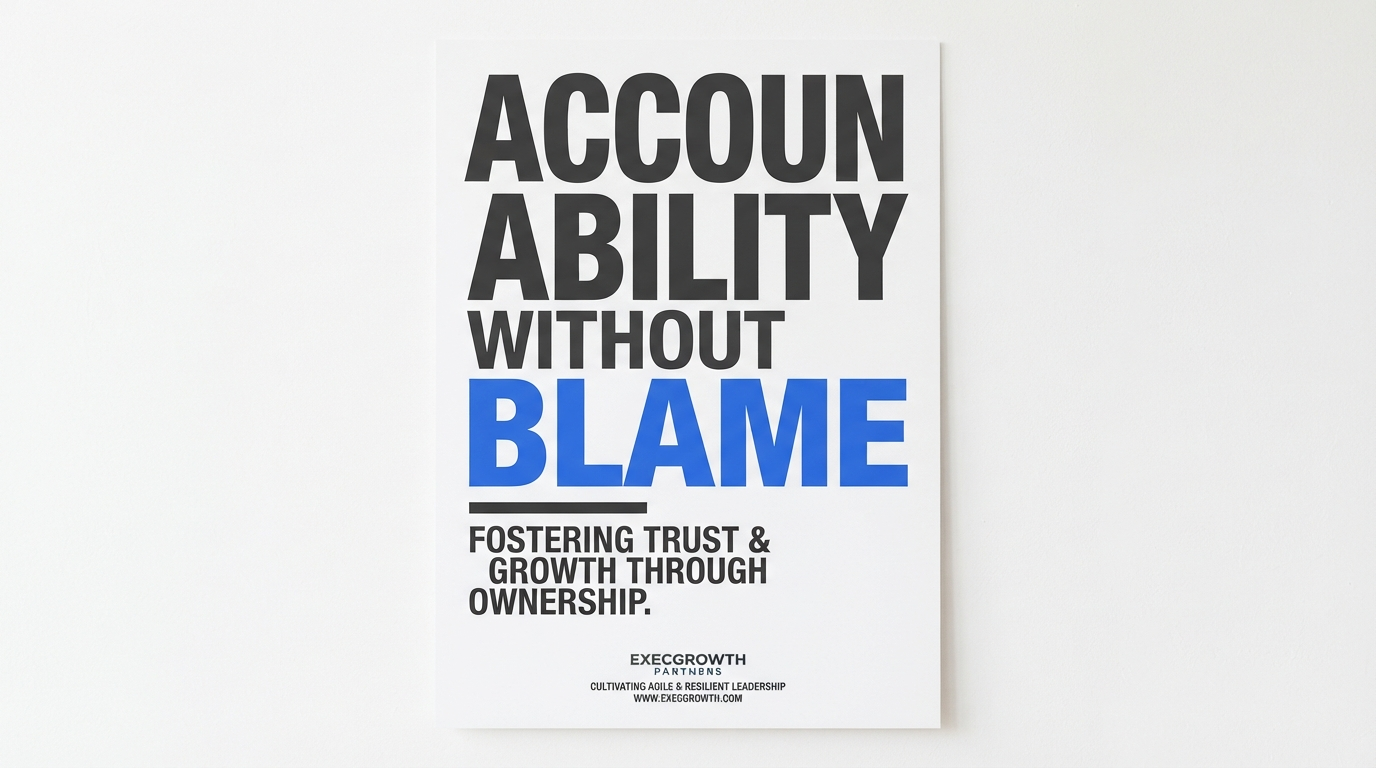 Accountability Without Blame: How New Managers Hold Teams Accountable (Free Template)