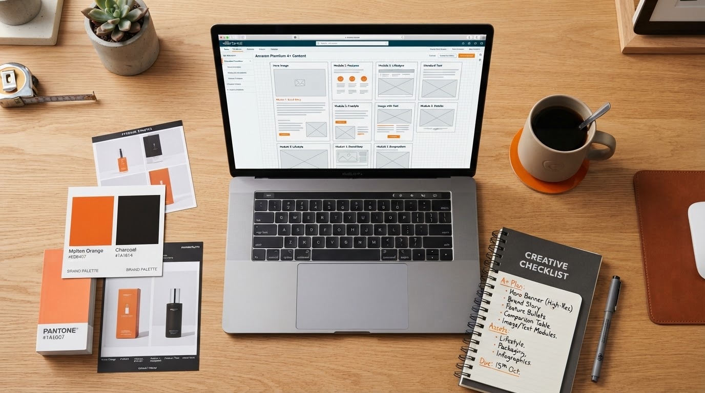 Amazon A+ Content in Minutes: In-House Workflow for Premium A+ content Modules