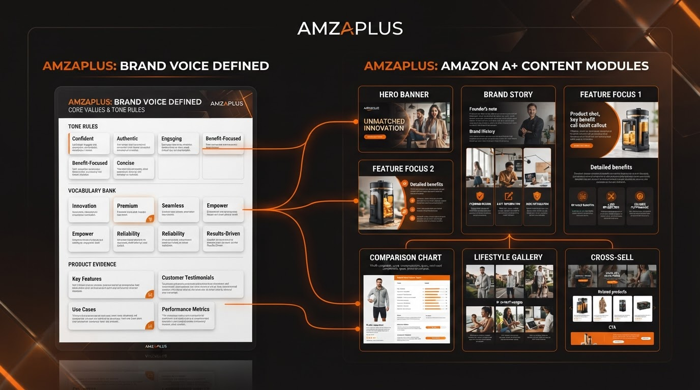 Amazon A+ Content AI Brand Voice: How to Stop Generic AI Output & Stay On-Brand