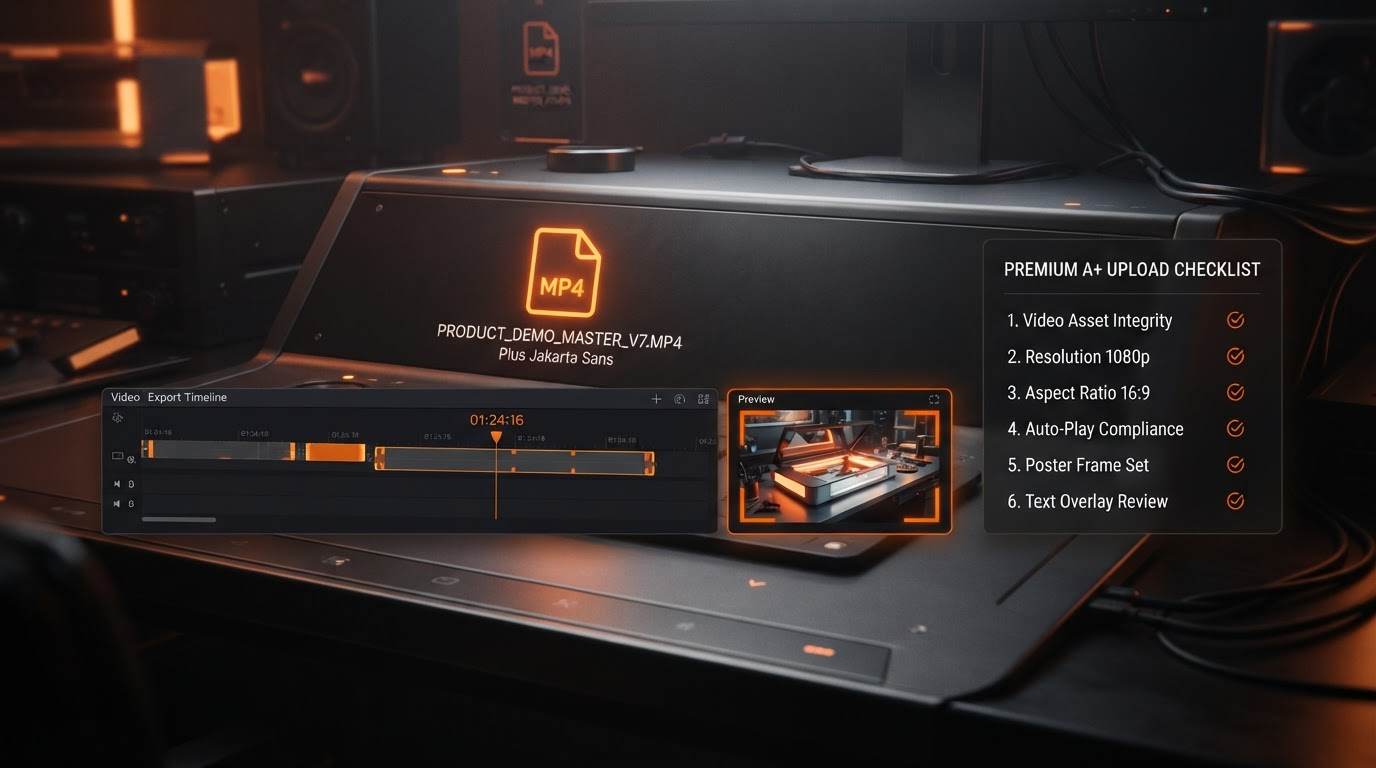 Amazon Premium A+ Video Module Size & Length: MP4 Specs, Limits, Preview Images & Upload Guide