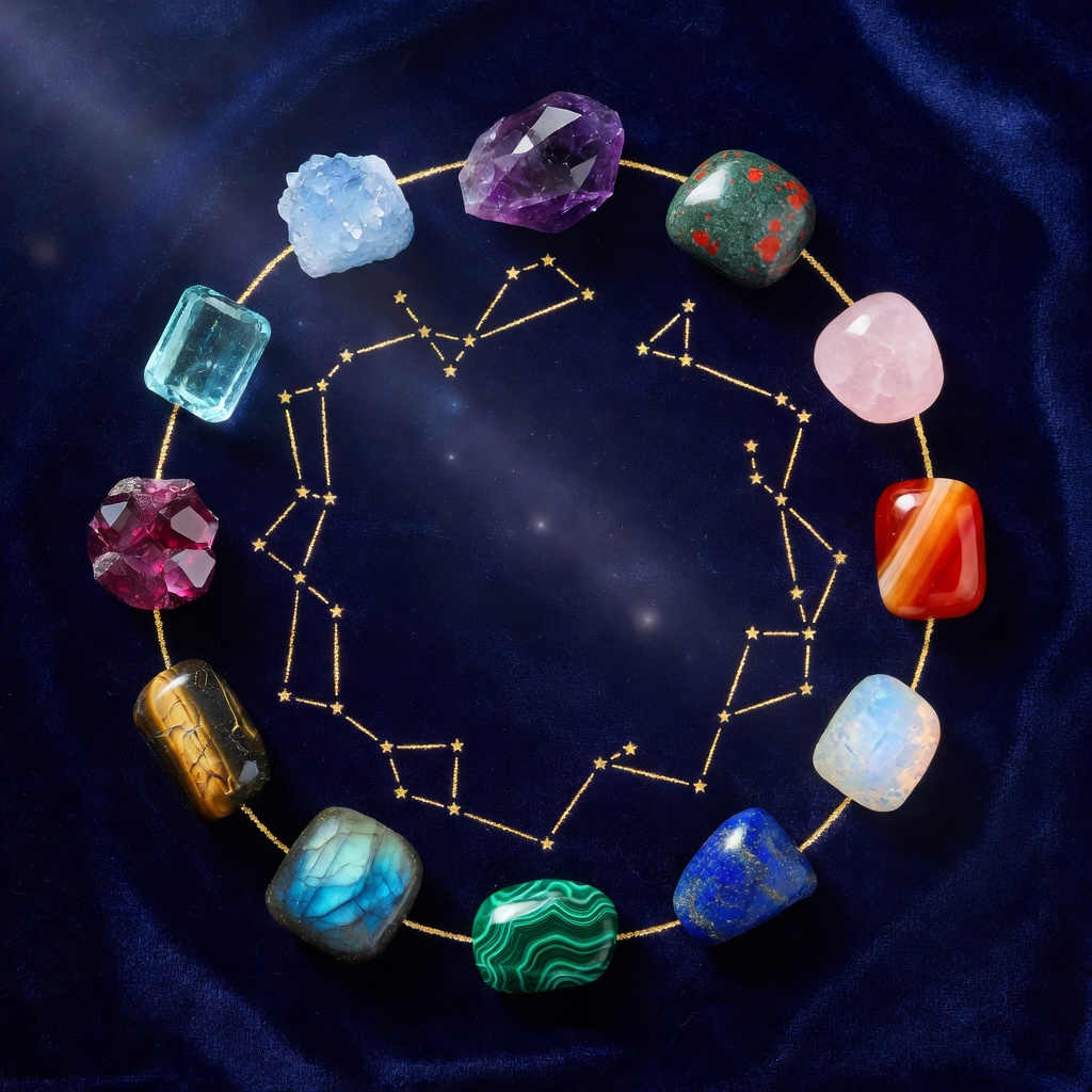 Zodiac Crystal Circle