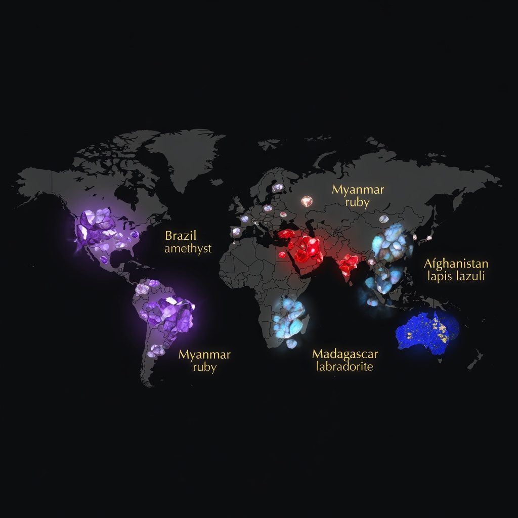 World Map of Crystals