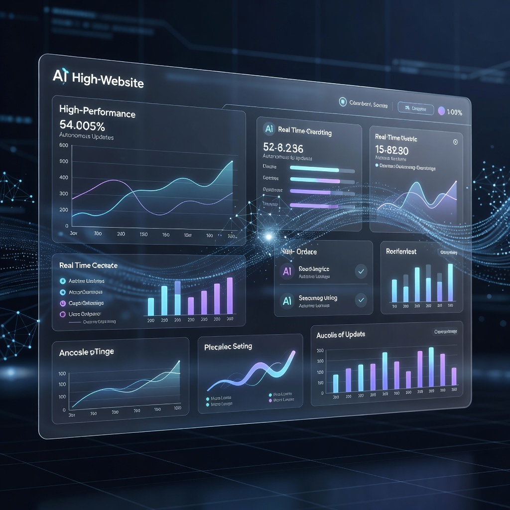 Autonomous AI website business dashboard for agencies