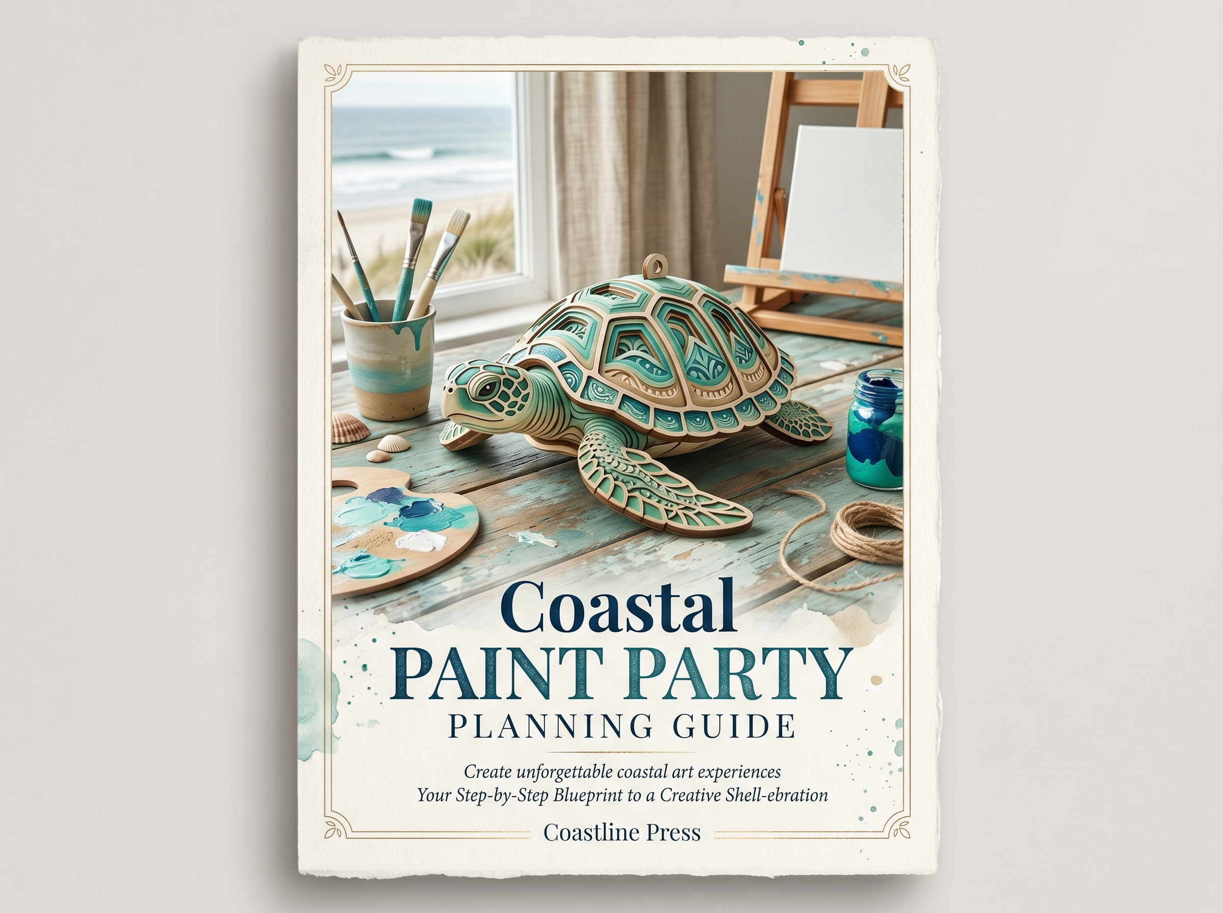 Coastal Paint Party Guide Cover