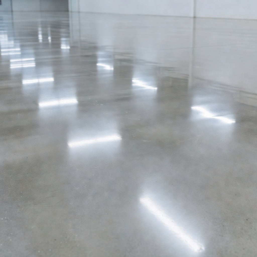 Ultra-glossy commercial floor with Premera T2 MCM Protective Clear coating