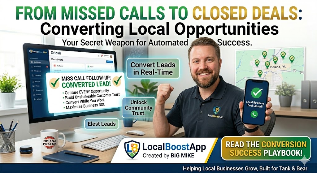 Missed Call Follow Up Indiana PA — Turn Lost Rings into Leads