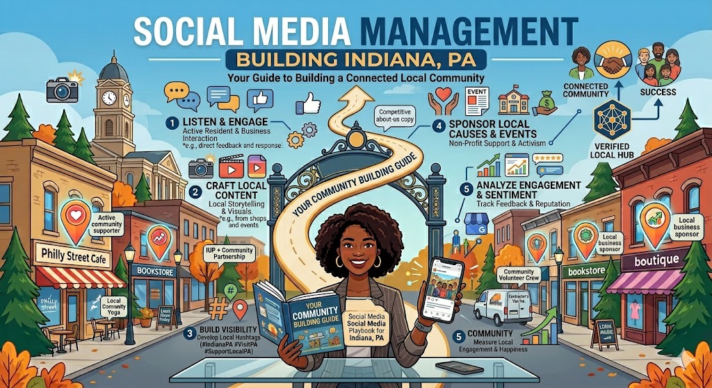 Social Media Management  Building Indiana PA — Build a Local Community