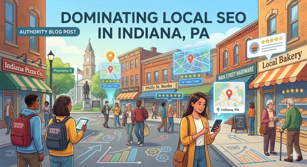 Local SEO Indiana PA: Free Map Rank Checker + Roadmap to Dominate Google for Indiana County Businesses