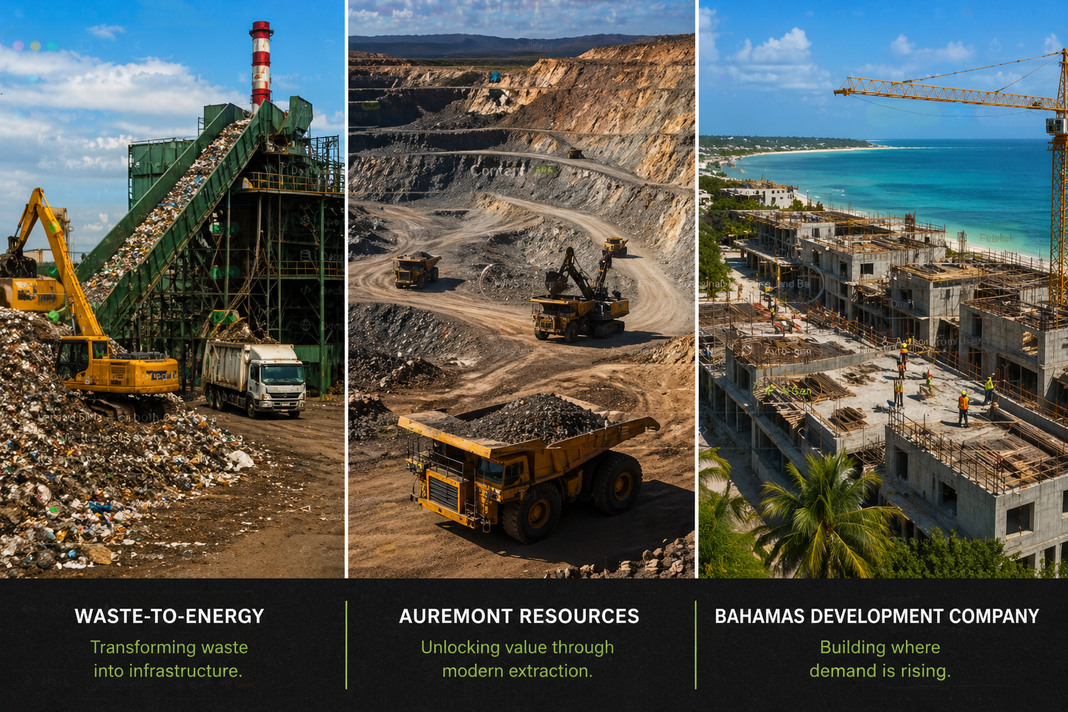 HJHS Enterprises, Waste to Energy, Sustainable Mining, Bahamas Real Estate, Infrastructure, Global Development, Capital Partners, Sustainability, Alternative Assets